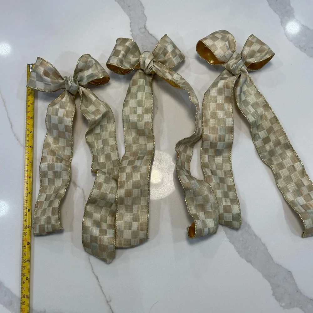 Mackenzie-Childs Parchment Check - Picture 9 of 10